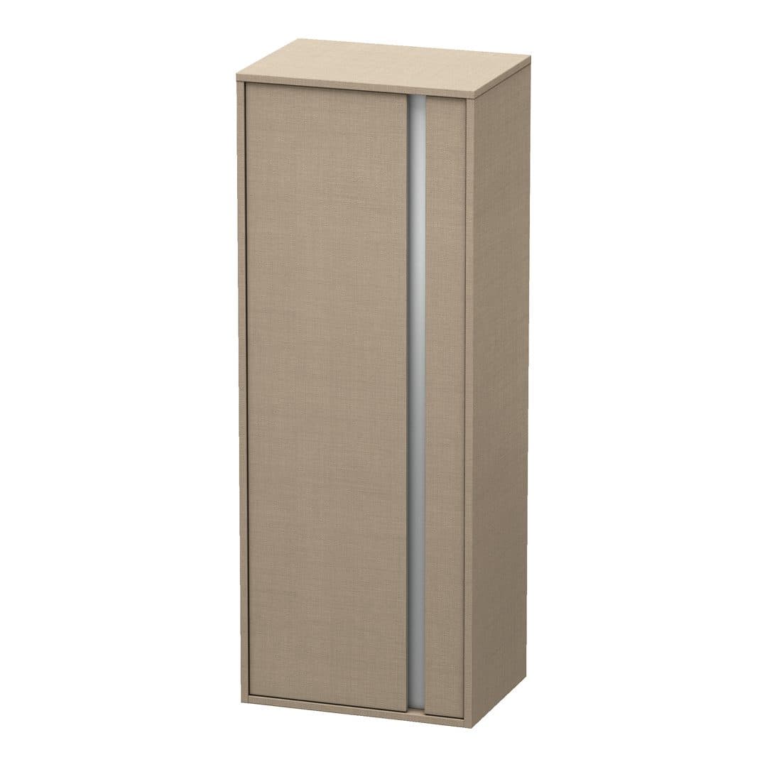 Duravit Ketho – Κολόνα Μπάνιου – 500 mm, μεσαία, 1 πόρτα, αριστερή, 500 x 360 x 1320 mm, Total number of shelves: 3 – Linen Matt, Decor (KT1267L7575)