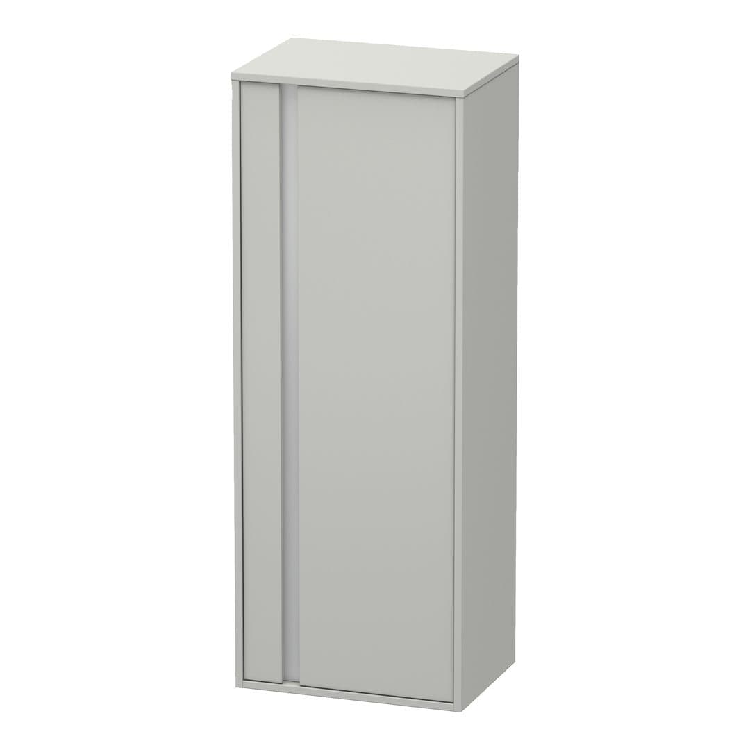 Duravit Ketho – Κολόνα Μπάνιου – 500 mm, μεσαία, 1 πόρτα, δεξιά, 500 x 360 x 1320 mm, Total number of shelves: 3 – Concrete grey Matt, Decor (KT1267R0707)