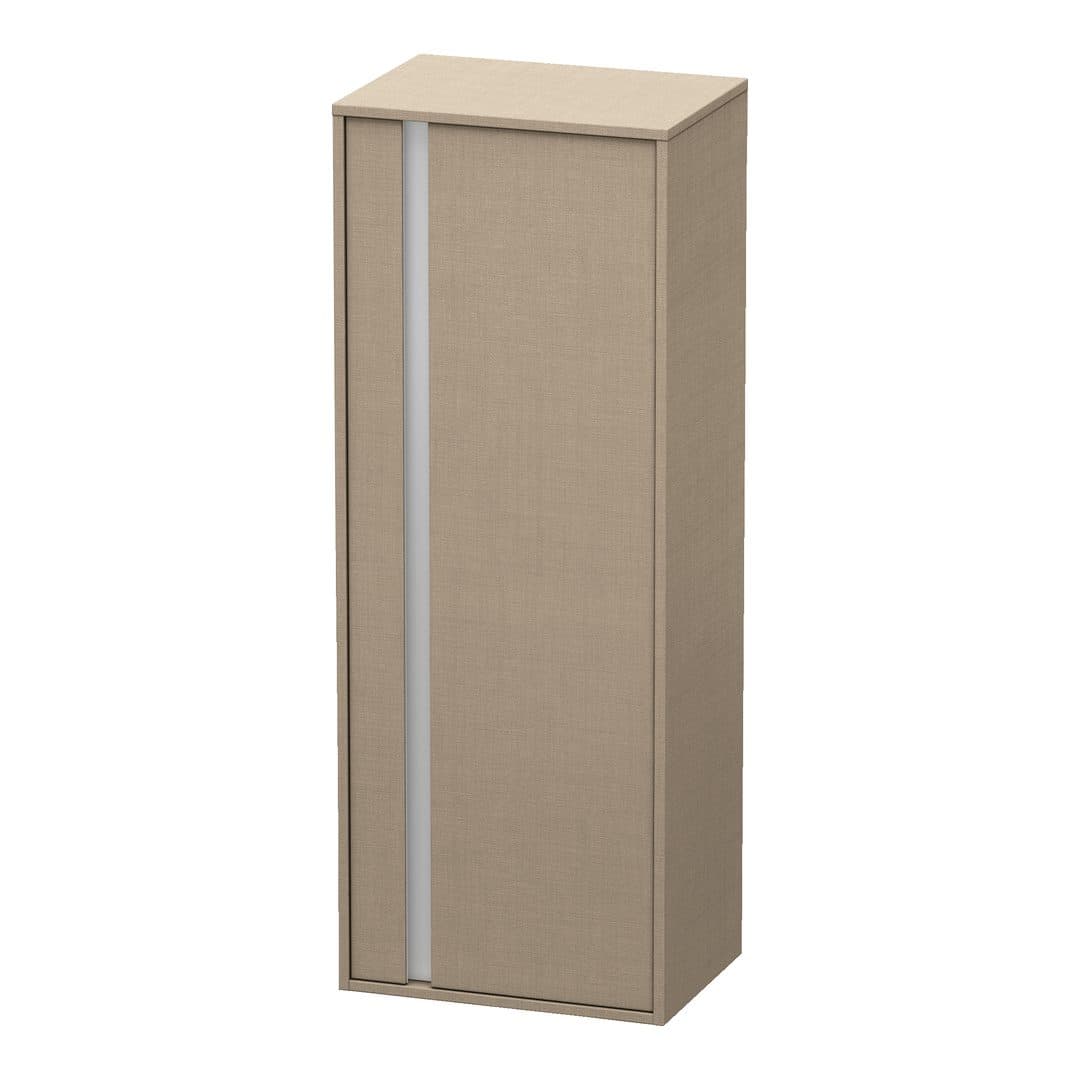 Duravit Ketho – Κολόνα Μπάνιου – 500 mm, μεσαία, 1 πόρτα, δεξιά, 500 x 360 x 1320 mm, Total number of shelves: 3 – Linen Matt, Decor (KT1267R7575)