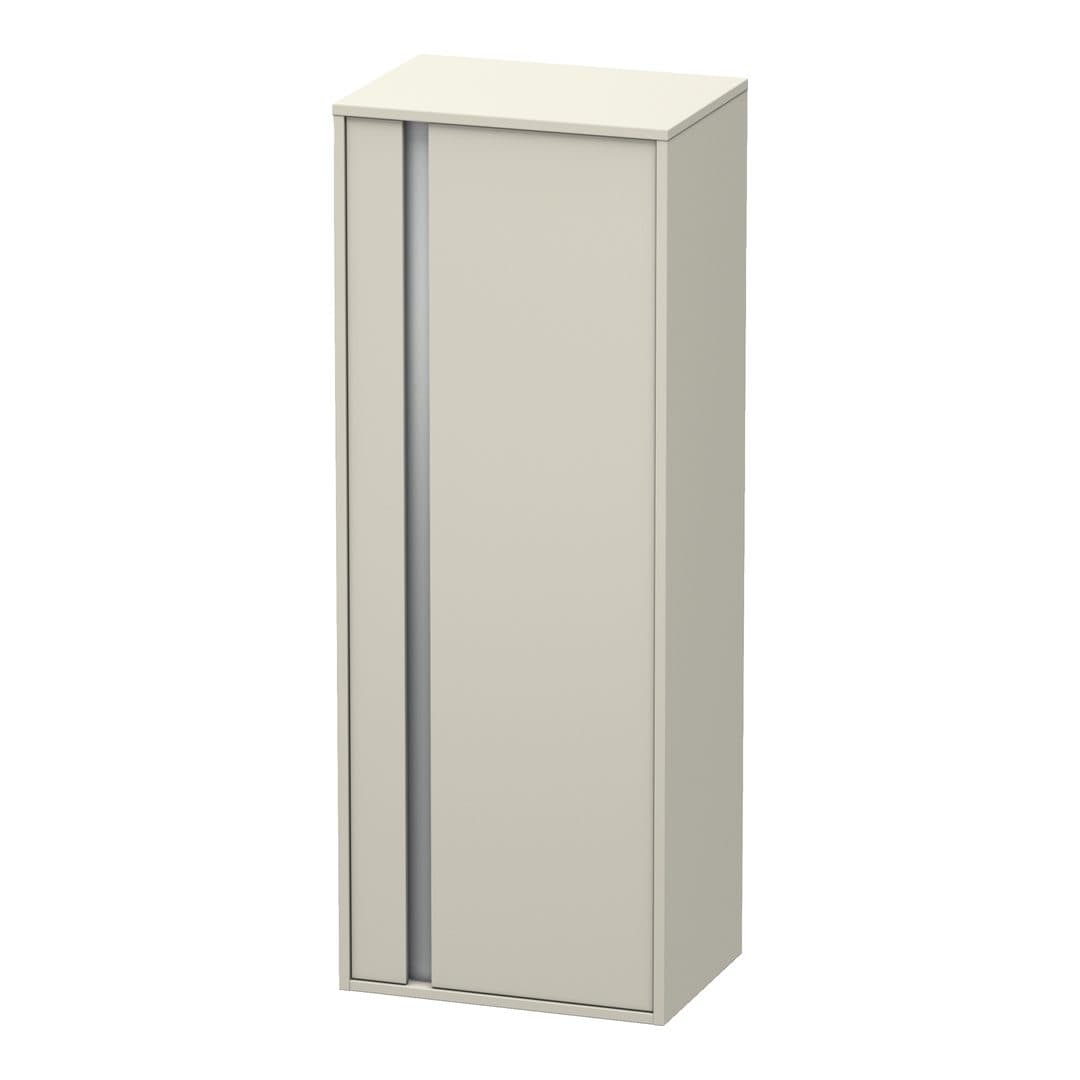 Duravit Ketho – Κολόνα Μπάνιου – 500 mm, μεσαία, 1 πόρτα, δεξιά, 500 x 360 x 1320 mm, Total number of shelves: 3 – Taupe Matt, Decor (KT1267R9191)