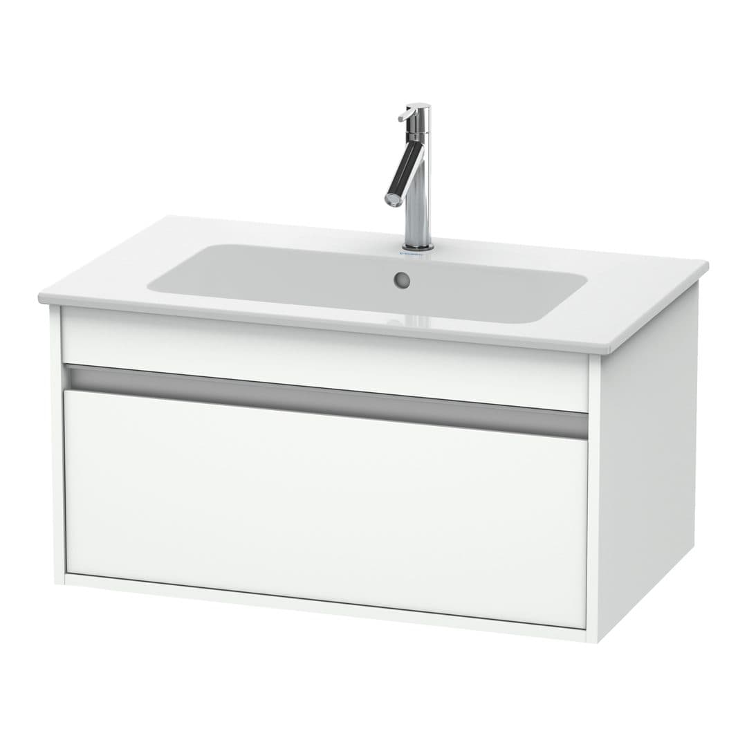 Duravit Ketho – Έπιπλο Νιπτήρα – 800 mm, 1 συρτάρι, νιπτήρας κέντρο, 800 x 475 x 410 mm – White Matt, Decor (KT641901818)