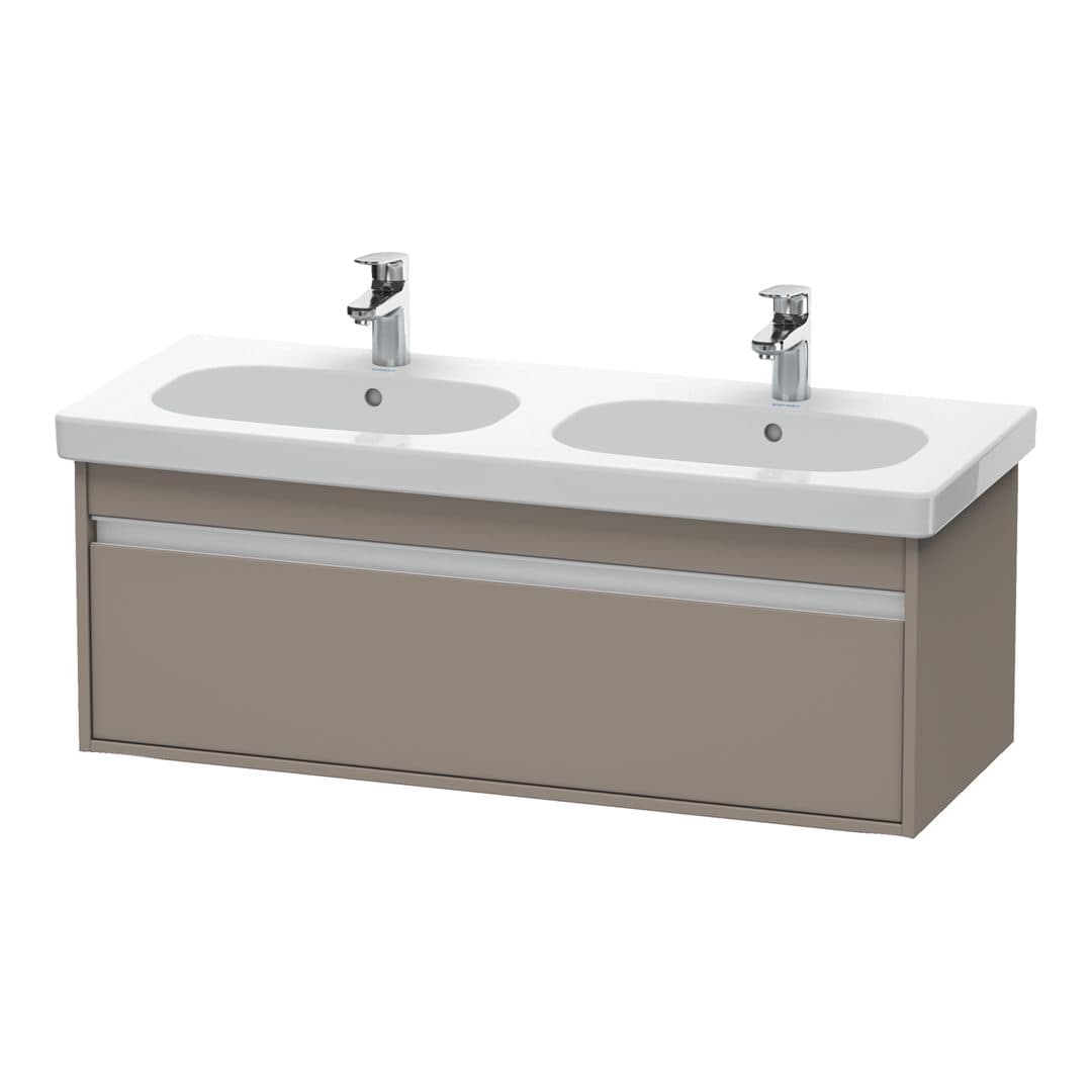 Duravit Ketho – Έπιπλο Νιπτήρα – 1150 mm, 1 συρτάρι, νιπτήρας κέντρο, 1150 x 455 x 410 mm – Basalte Matt, Decor (KT666904343)