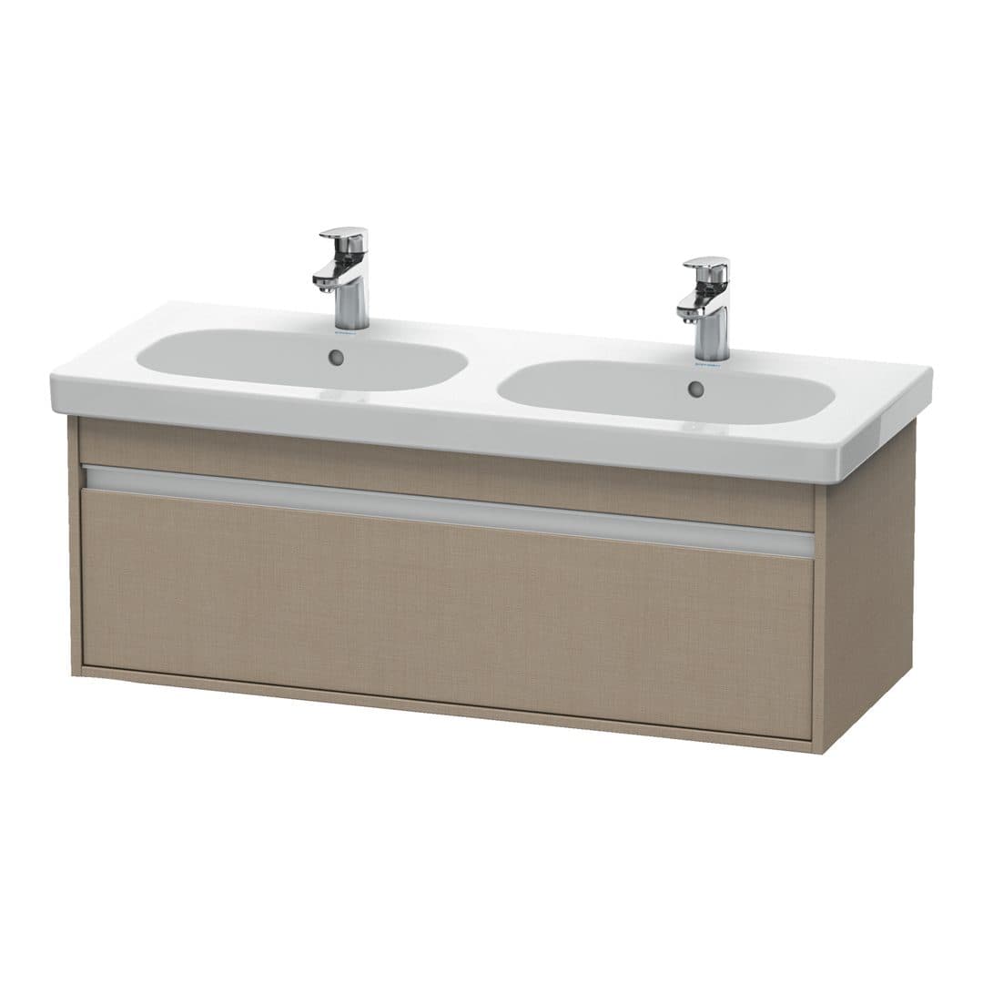 Duravit Ketho – Έπιπλο Νιπτήρα – 1150 mm, 1 συρτάρι, νιπτήρας κέντρο, 1150 x 455 x 410 mm – Linen Matt, Decor (KT666907575)