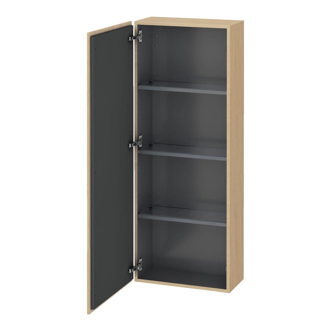 Duravit L-Cube – Κολόνα Μπάνιου – 500 mm, μεσαία, 1 πόρτα, αριστερή – Natural oak, Decor (LC1169L3030)