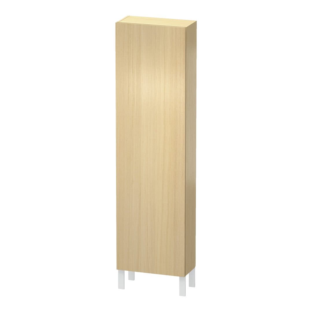 Duravit L-Cube – Κολόνα Μπάνιου – 500 mm, 1 πόρτα, αριστερή, 500 x 243 x 1760 mm – Mediterranean oak Matt, Real wood veneer (LC1171L7171)
