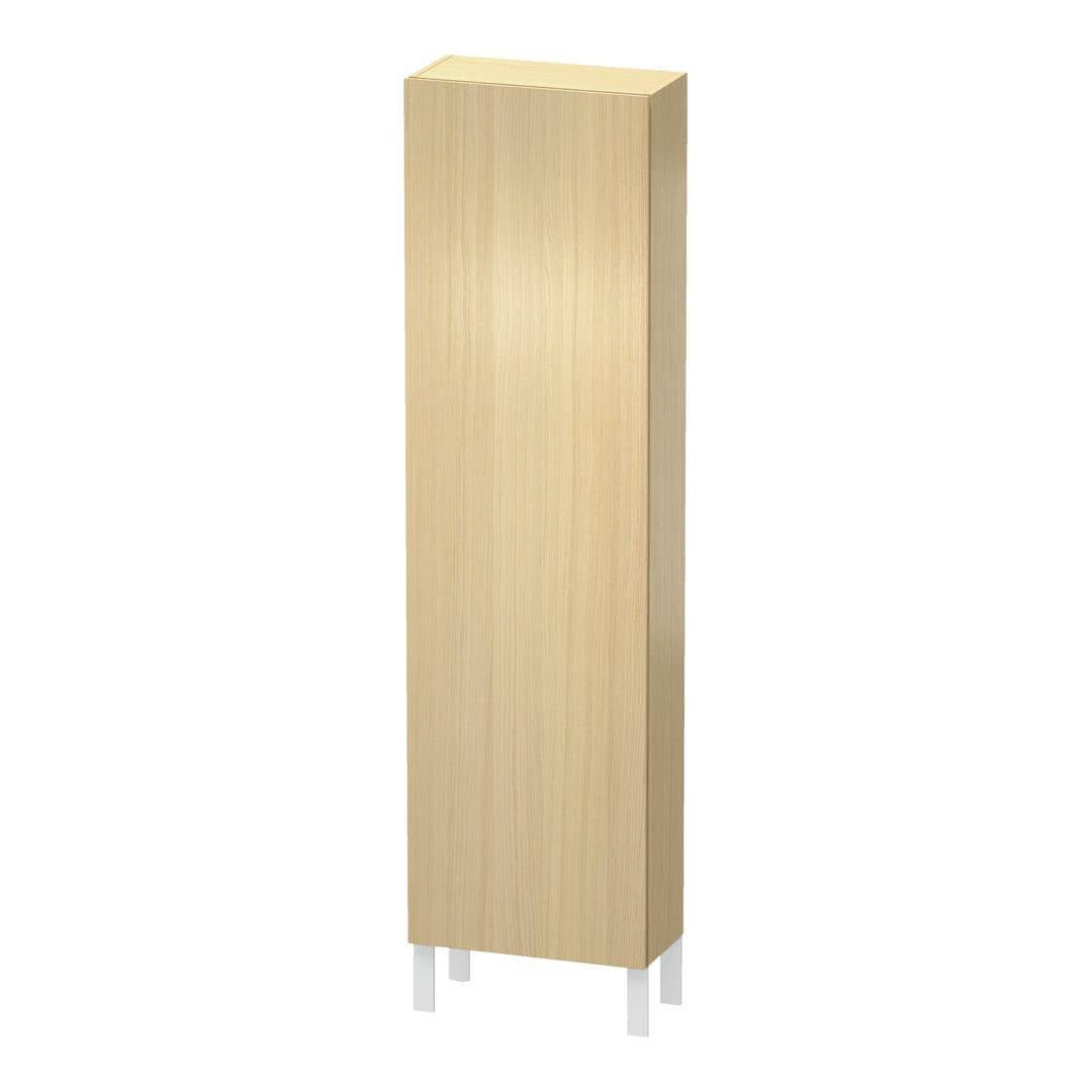 Duravit L-Cube – Κολόνα Μπάνιου – 500 mm, 1 πόρτα, δεξιά, 500 x 243 x 1760 mm – Mediterranean oak Matt, Real wood veneer (LC1171R7171)