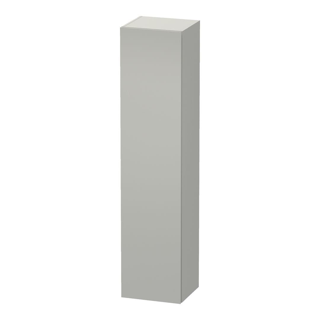 Duravit L-Cube – Κολόνα Μπάνιου – 400 mm, 1 πόρτα, αριστερή, 400 x 363 x 1760 mm – Concrete grey Matt, Decor (LC1180L0707)