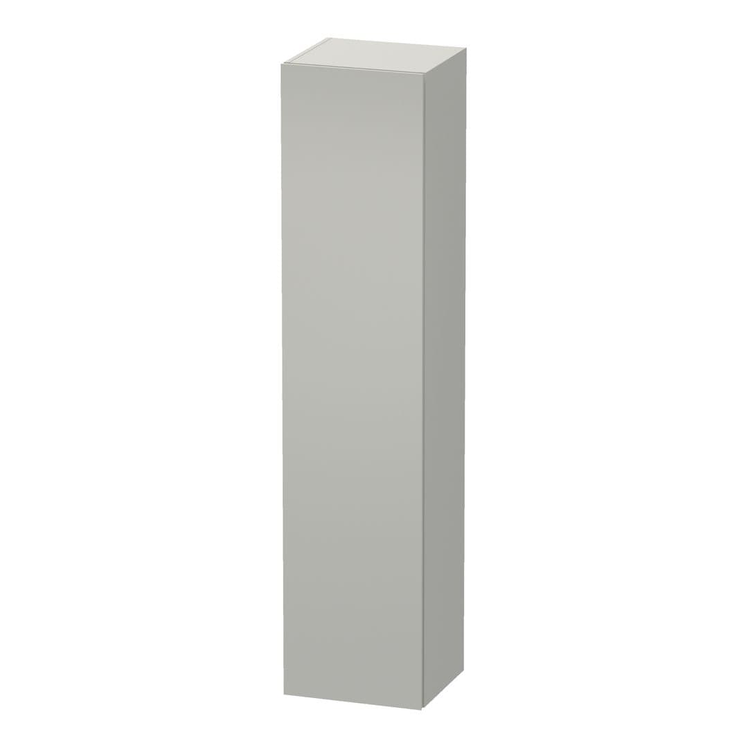 Duravit L-Cube – Κολόνα Μπάνιου – 400 mm, 1 πόρτα, δεξιά, 400 x 363 x 1760 mm – Concrete grey Matt, Decor (LC1180R0707)