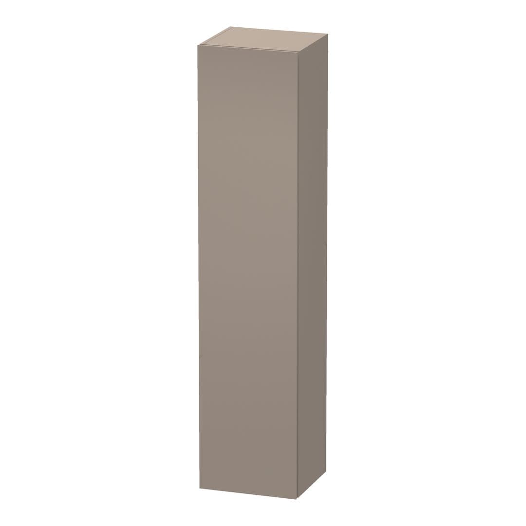 Duravit L-Cube – Κολόνα Μπάνιου – 400 mm, 1 πόρτα, δεξιά, 400 x 363 x 1760 mm – Basalte Matt, Decor (LC1180R4343)