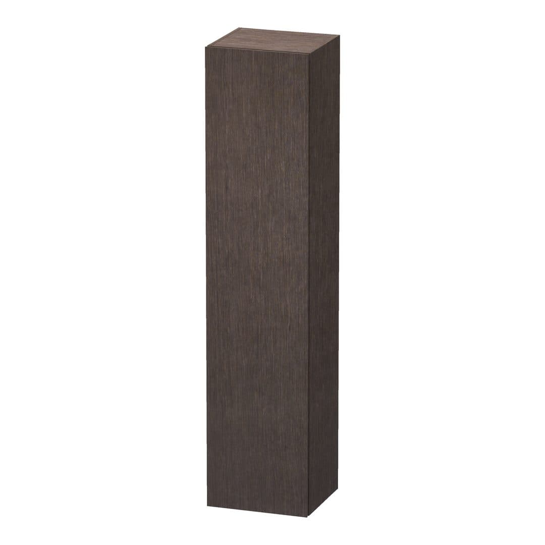 Duravit L-Cube – Κολόνα Μπάνιου – 400 mm, 1 πόρτα, δεξιά, 400 x 363 x 1760 mm – Brushed dark oak Matt, Real wood veneer (LC1180R7272)