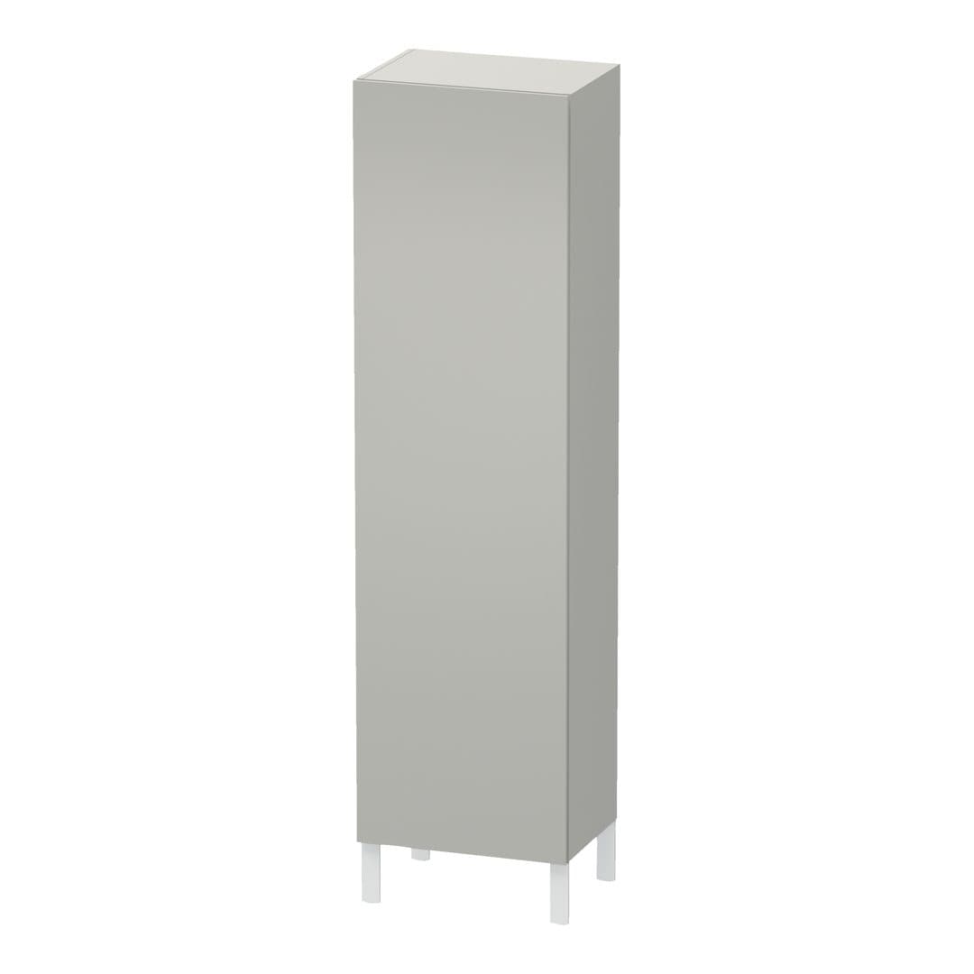 Duravit L-Cube – Κολόνα Μπάνιου – 500 mm, 1 πόρτα, δεξιά, 500 x 363 x 1760 mm – Concrete grey Matt, Decor (LC1181R0707)