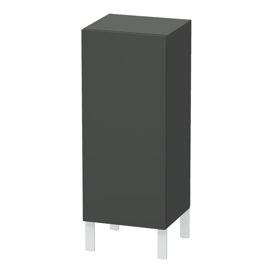 Duravit L-Cube – Κολόνα Μπάνιου – 250 mm, μεσαία, 1 πόρτα, αριστερή – Graphite Matt, Decor (LC1189L4949)