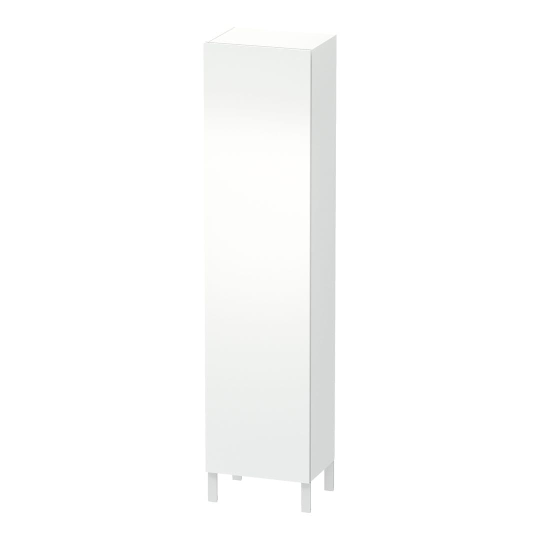 Duravit L-Cube – Κολόνα Μπάνιου – 500 mm, 1 πόρτα, αριστερή – White Matt, Decor (LC1191L1818)