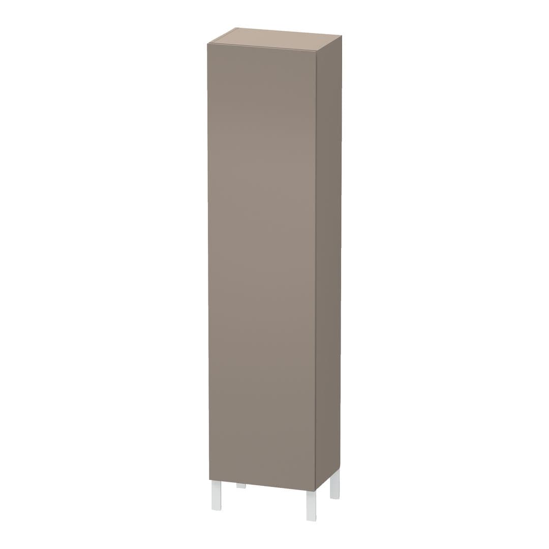 Duravit L-Cube – Κολόνα Μπάνιου – 500 mm, 1 πόρτα, δεξιά, 500 x 360 x 2000 mm – Basalte Matt, Decor (LC1191R4343)