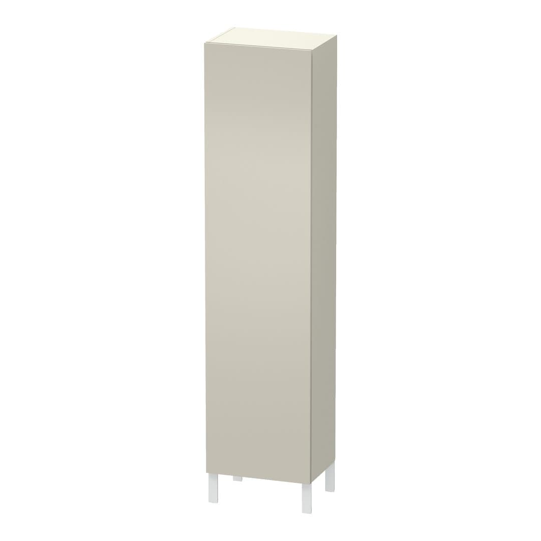 Duravit L-Cube – Κολόνα Μπάνιου – 500 mm, 1 πόρτα, δεξιά, 500 x 360 x 2000 mm – Taupe Matt, Decor (LC1191R9191)