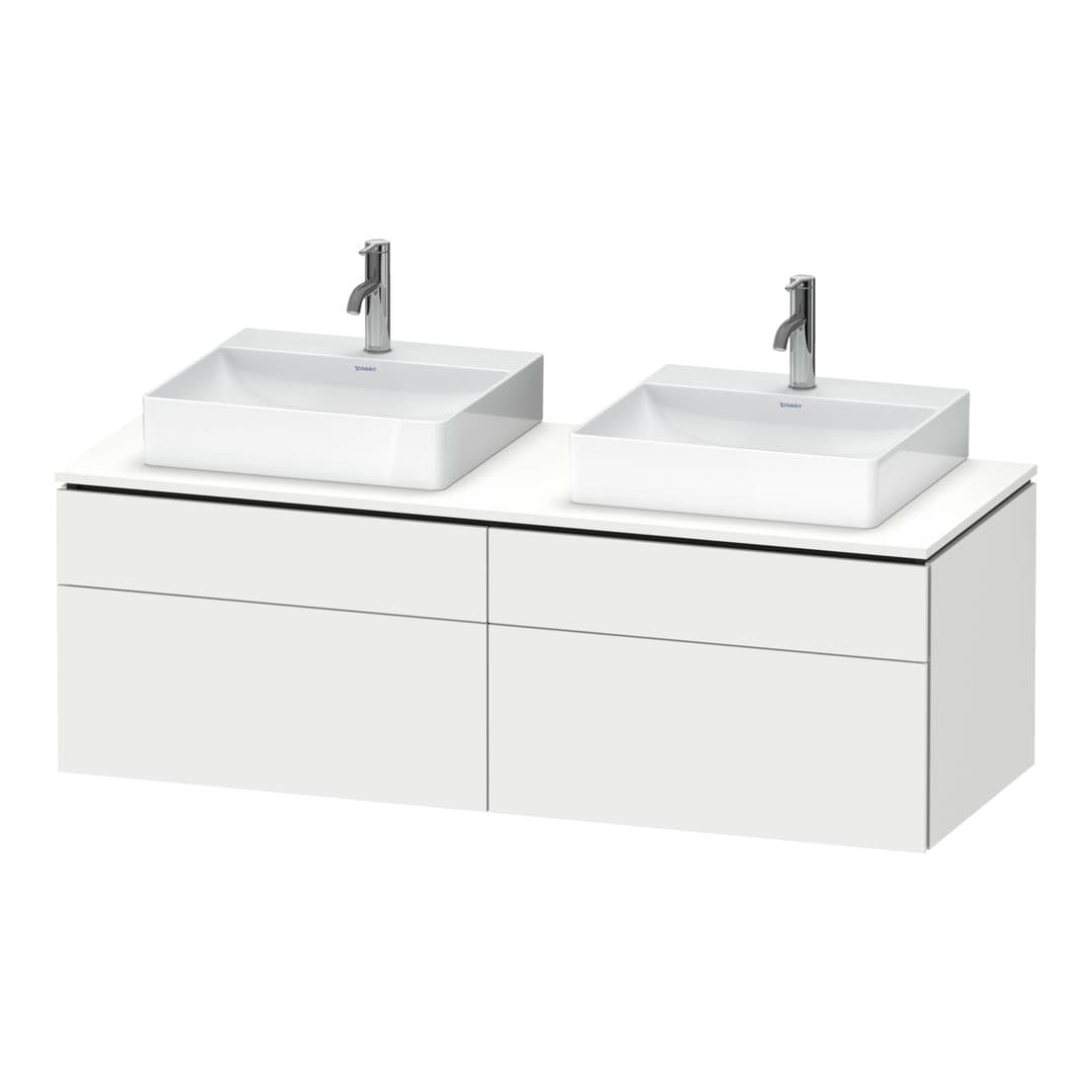 Duravit L-Cube – Έπιπλο Νιπτήρα – 1420 mm, για κονσόλα, 4 συρτάρια – White Matt, Decor (LC4872B18180000)