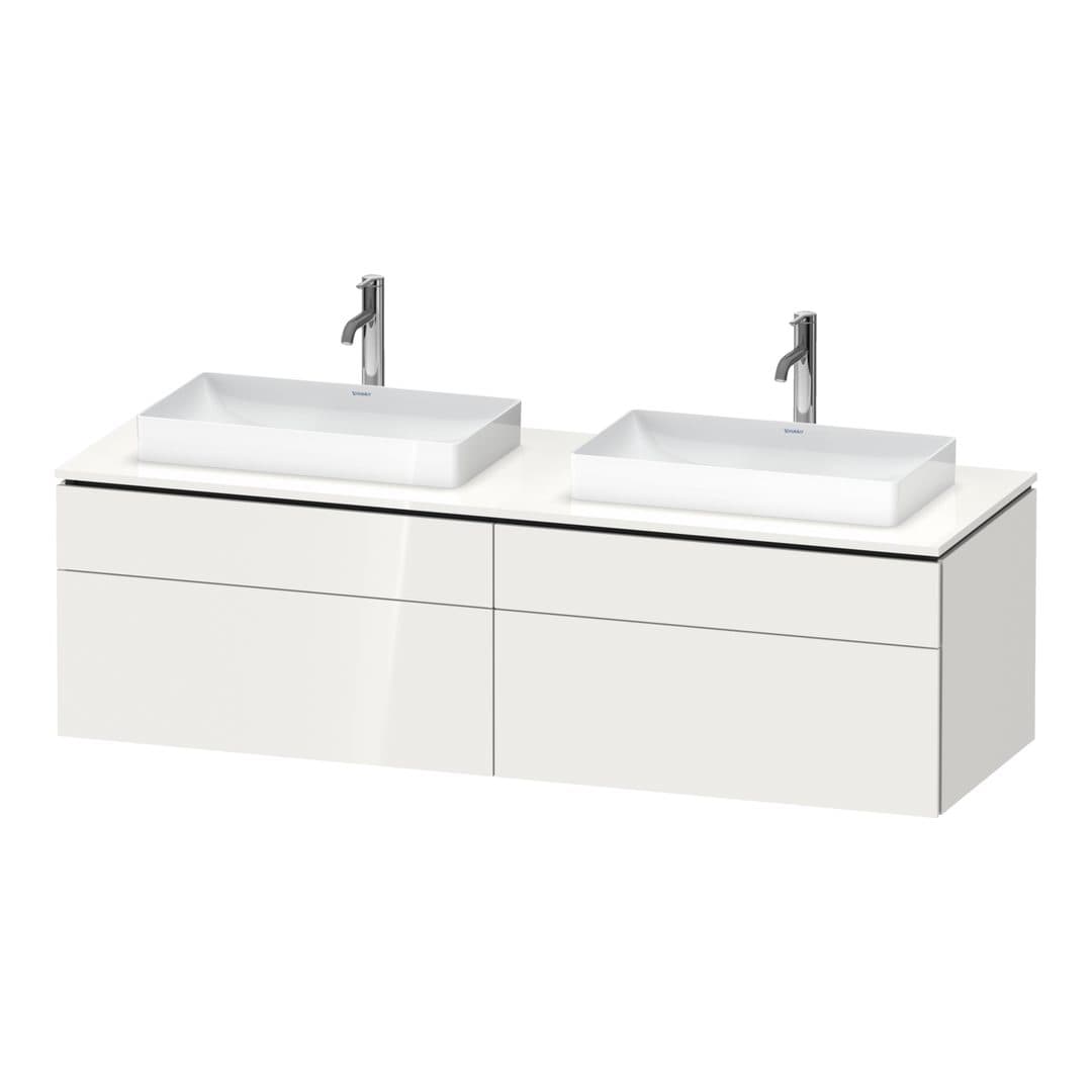 Duravit L-Cube – Έπιπλο Νιπτήρα – 1620 mm, για κονσόλα, 4 συρτάρια – White High Gloss, Decor (LC4873B22220000)