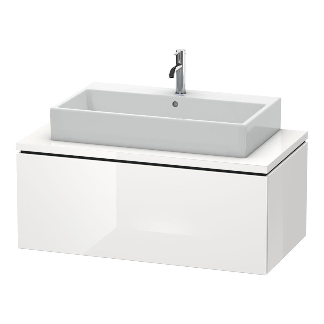 Duravit L-Cube – Έπιπλο Νιπτήρα – 1020 mm, για κονσόλα, 1 συρτάρι, νιπτήρας κέντρο – White High Gloss, Decor (LC581402222)