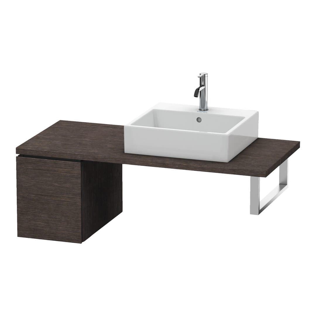 Duravit L-Cube – Ντουλάπι Μπάνιου – 320 mm, για κονσόλα, μοντέλο LC5830 – Brushed dark oak Matt, Real wood veneer (LC583007272)
