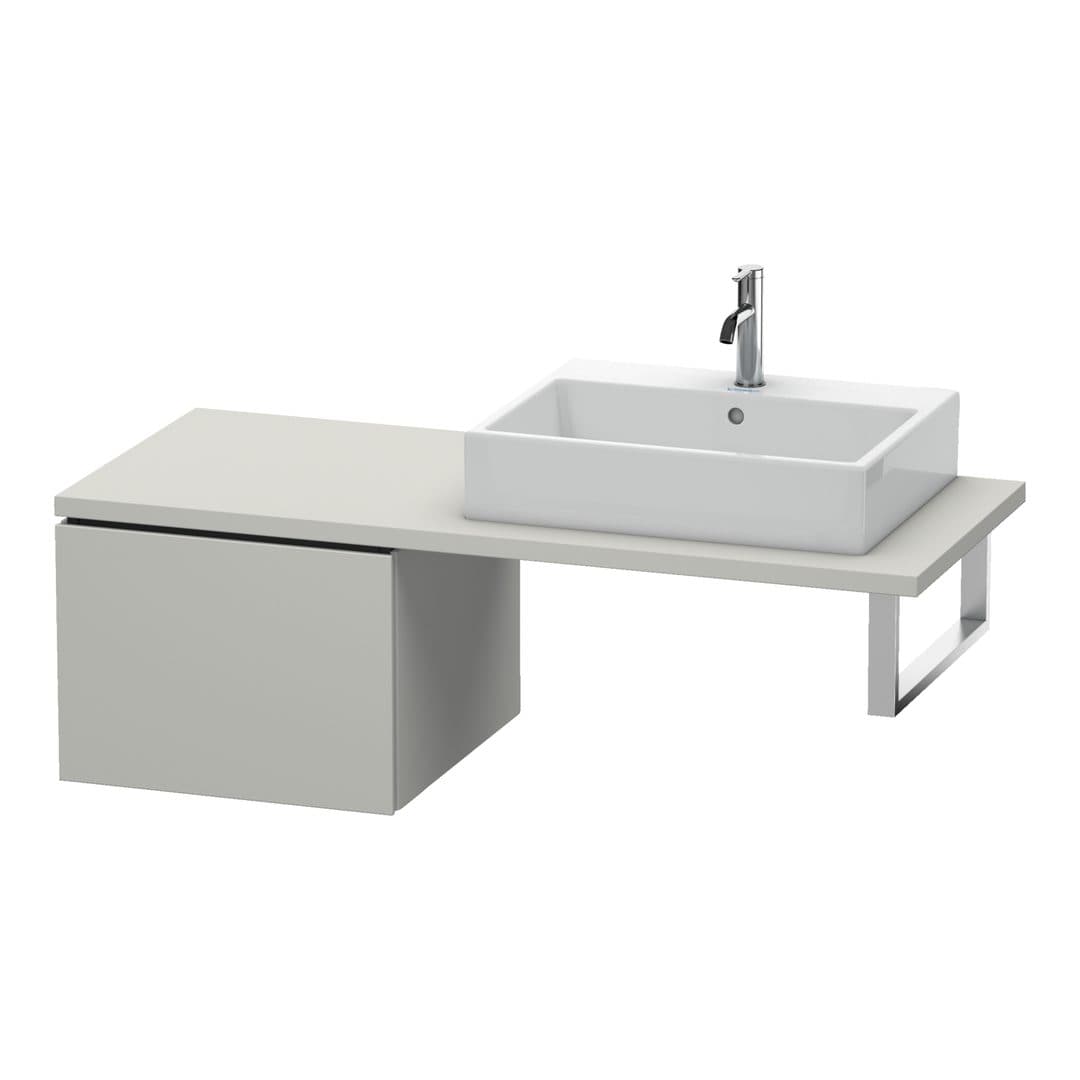 Duravit L-Cube – Ντουλάπι Μπάνιου – 520 mm, για κονσόλα, μοντέλο LC5832 – Concrete grey Matt, Decor (LC583200707)