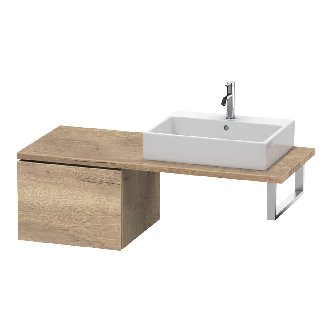 Duravit L-Cube – Ντουλάπι Μπάνιου – 520 mm, για κονσόλα, μοντέλο LC5832 – Marbled Oak Matt, Decor (LC583205555)