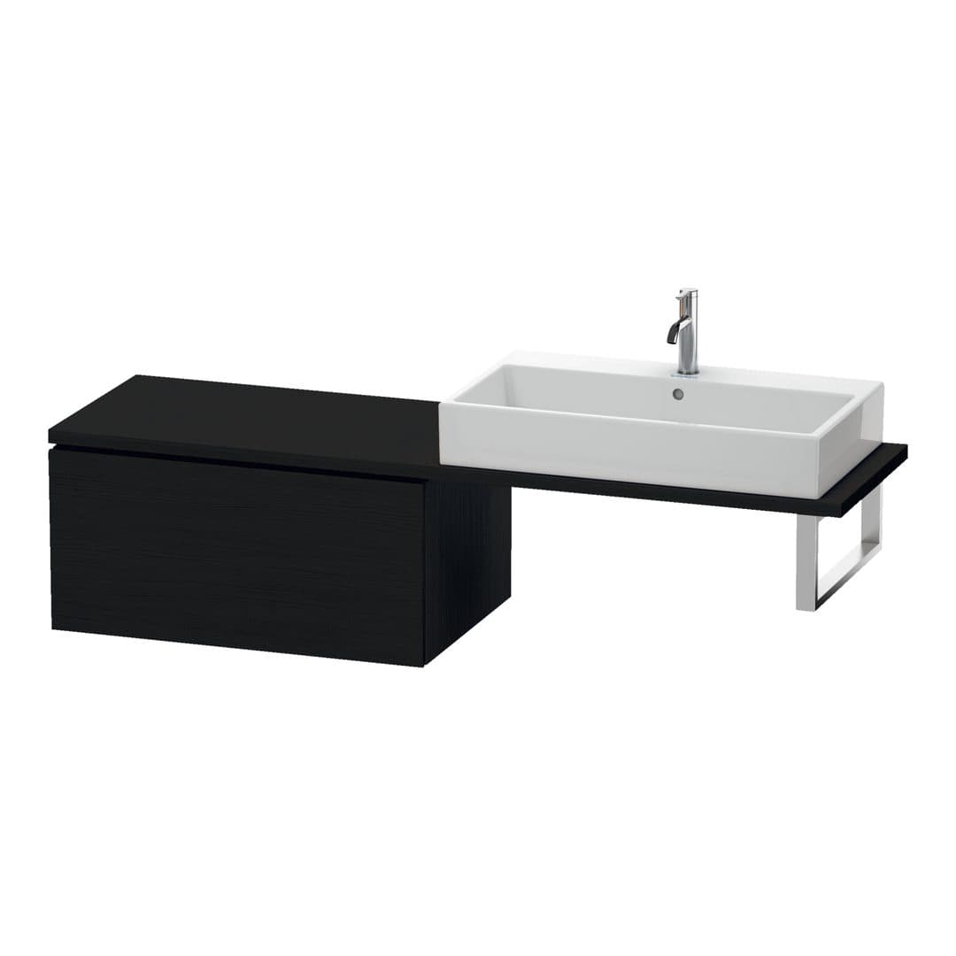 Duravit L-Cube – Ντουλάπι Μπάνιου – 820 mm, για κονσόλα, μοντέλο LC5834 – Black oak Matt, Decor (LC583401616)