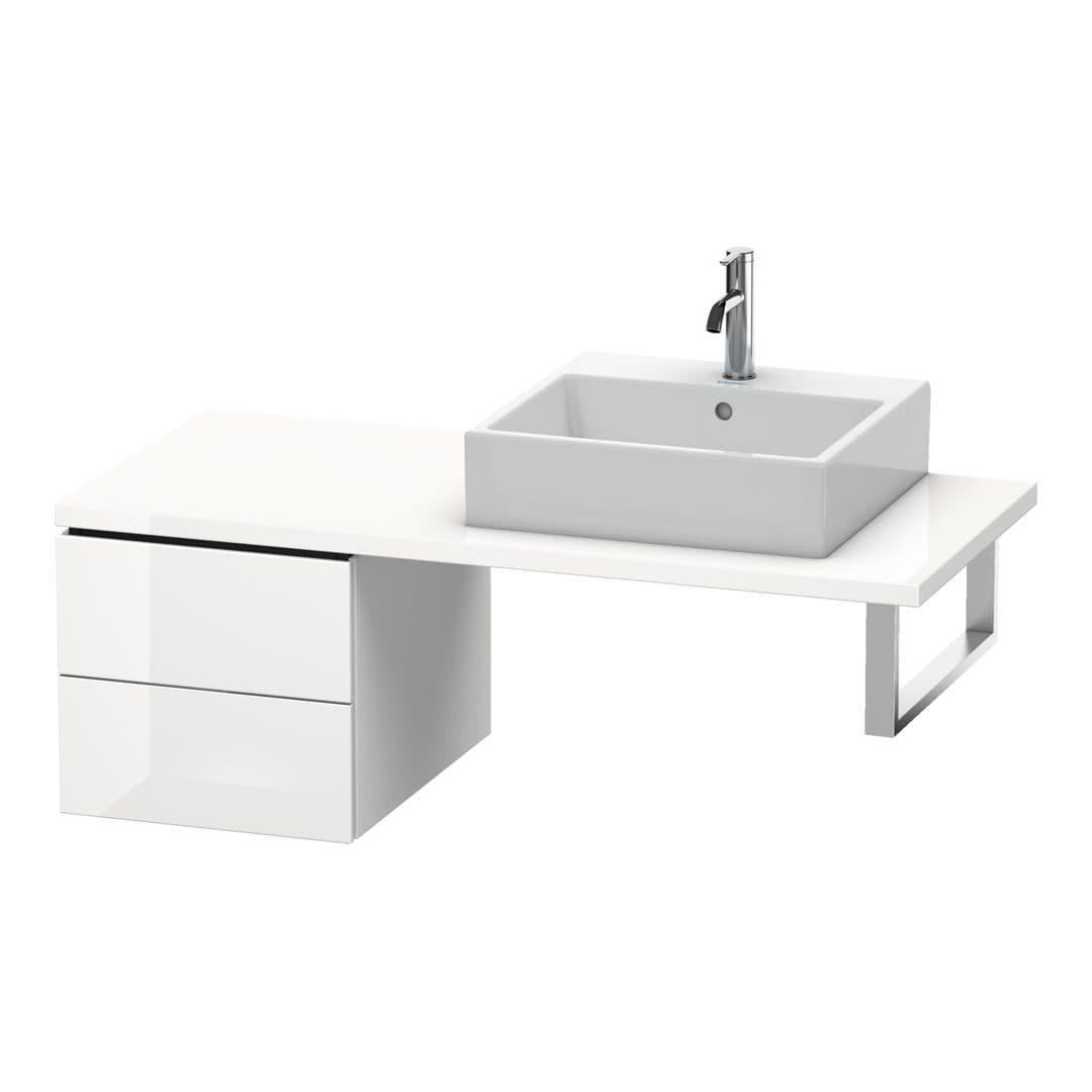 Duravit L-Cube – Ντουλάπι Μπάνιου – 420 mm, για κονσόλα, μοντέλο LC5836 – White High Gloss, Decor (LC583602222)