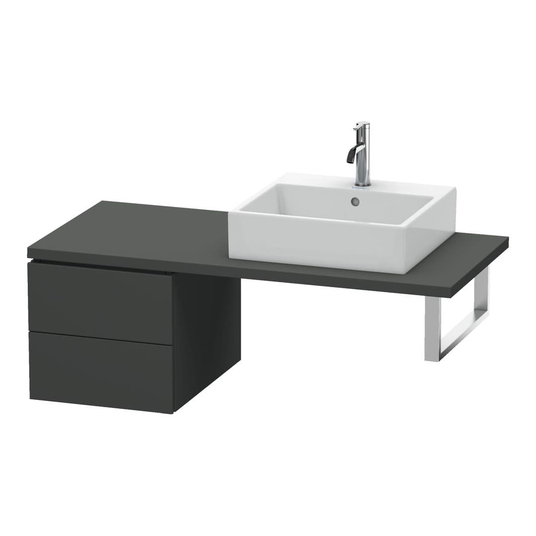 Duravit L-Cube – Ντουλάπι Μπάνιου – 420 mm, για κονσόλα, μοντέλο LC5836 – Graphite Matt, Decor (LC583604949)