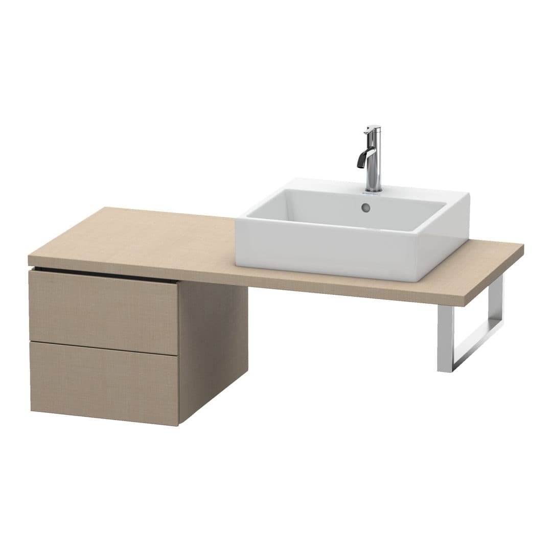 Duravit L-Cube – Ντουλάπι Μπάνιου – 420 mm, για κονσόλα, μοντέλο LC5836 – Linen Matt, Decor (LC583607575)