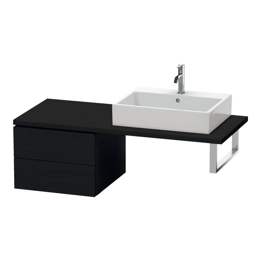 Duravit L-Cube – Ντουλάπι Μπάνιου – 520 mm, για κονσόλα, μοντέλο LC5837 – Black oak Matt, Decor (LC583701616)