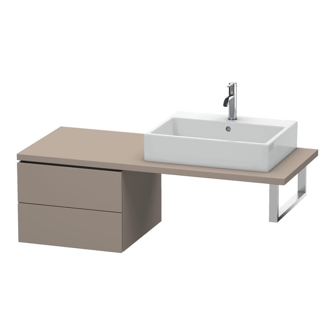Duravit L-Cube – Ντουλάπι Μπάνιου – 520 mm, για κονσόλα, μοντέλο LC5837 – Basalte Matt, Decor (LC583704343)