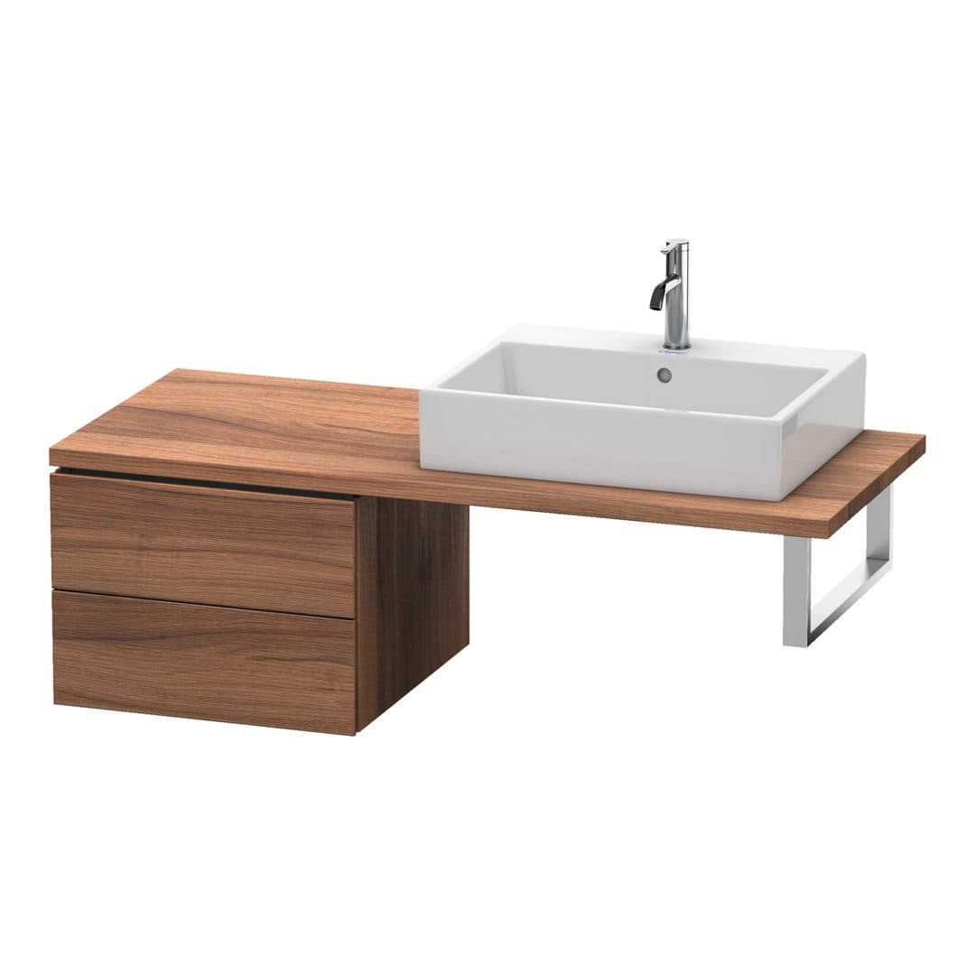 Duravit L-Cube – Ντουλάπι Μπάνιου – 520 mm, για κονσόλα, μοντέλο LC5837 – Walnut Matt, Decor (LC583707979)