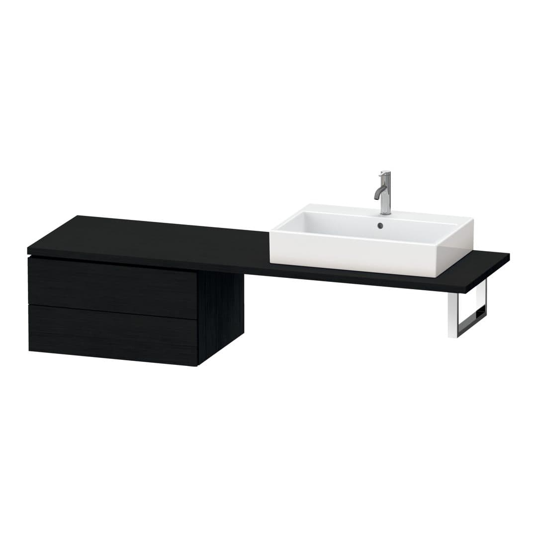 Duravit L-Cube – Ντουλάπι Μπάνιου – 720 mm, για κονσόλα, μοντέλο LC5859 – Black oak Matt, Decor (LC585901616)