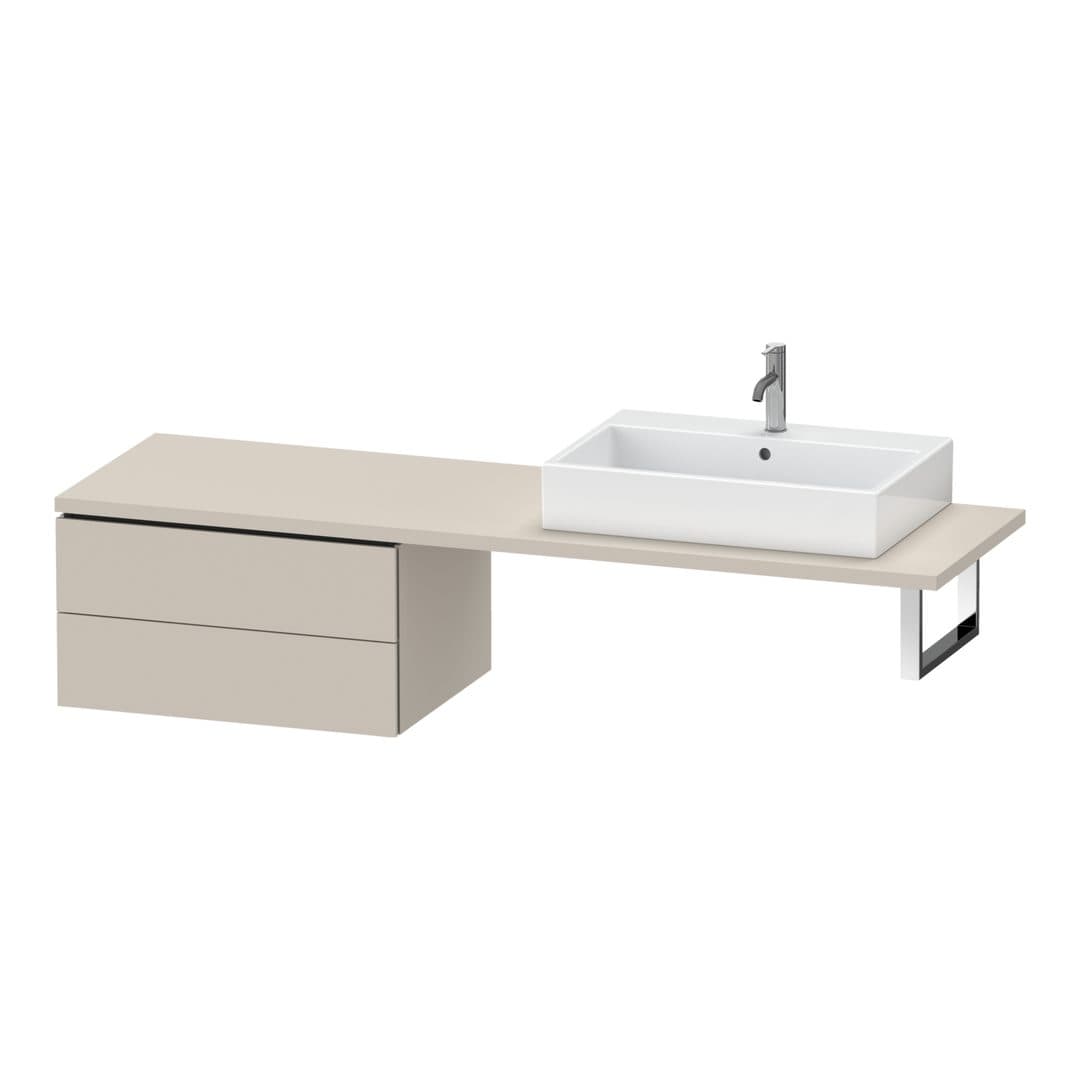 Duravit L-Cube – Ντουλάπι Μπάνιου – 720 mm, για κονσόλα, μοντέλο LC5859 – Taupe Matt, Decor (LC585909191)