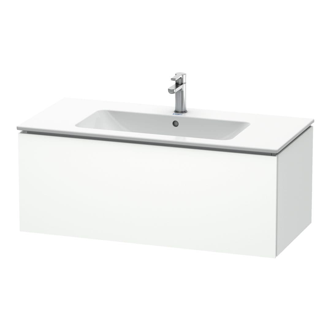 Duravit L-Cube – Έπιπλο Νιπτήρα – 1020 mm, 1 συρτάρι, νιπτήρας κέντρο, 1020 x 481 x 400 mm – White Matt, Decor (LC614201818)
