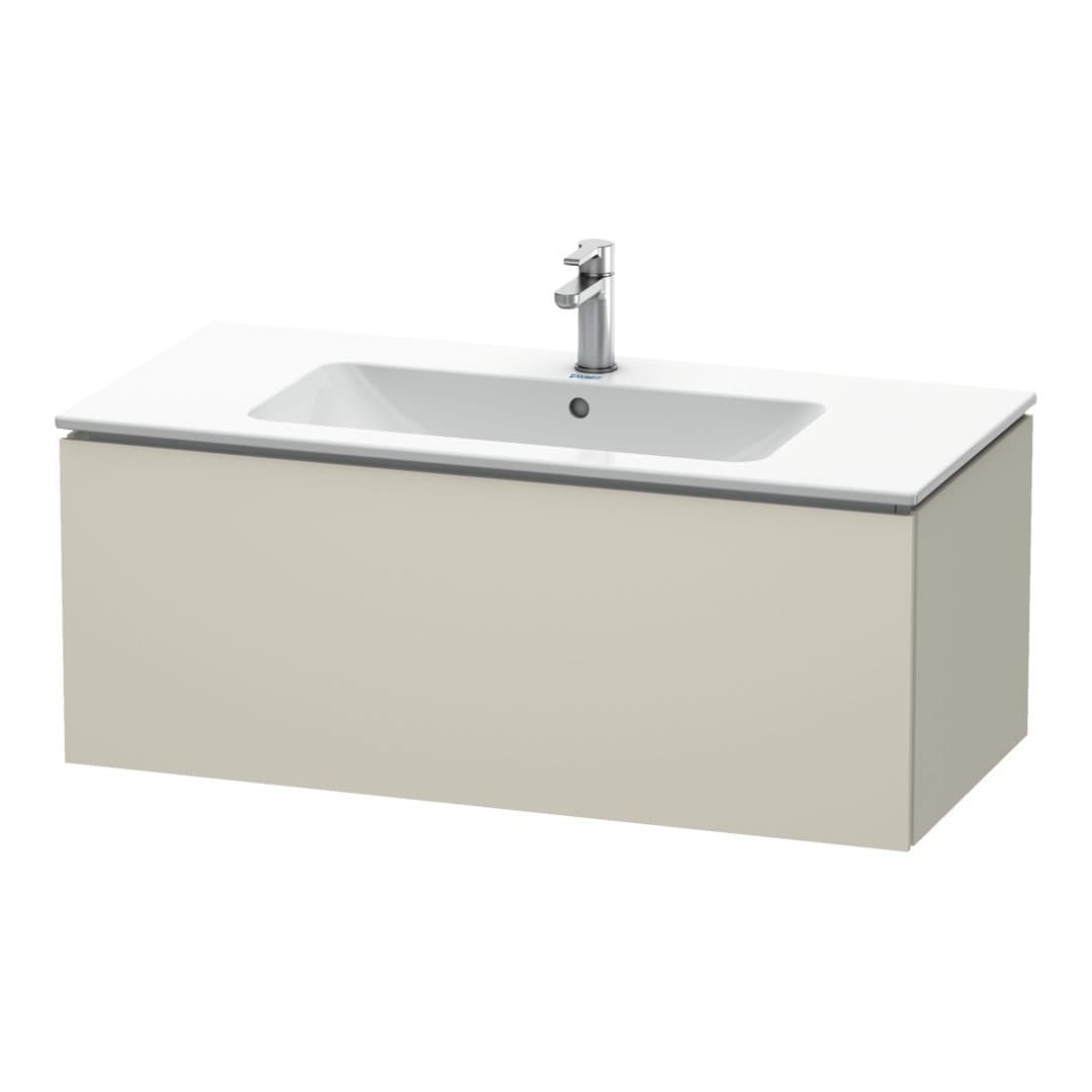 Duravit L-Cube – Έπιπλο Νιπτήρα – 1020 mm, 1 συρτάρι, νιπτήρας κέντρο, 1020 x 481 x 400 mm – Taupe Matt, Decor (LC614209191)
