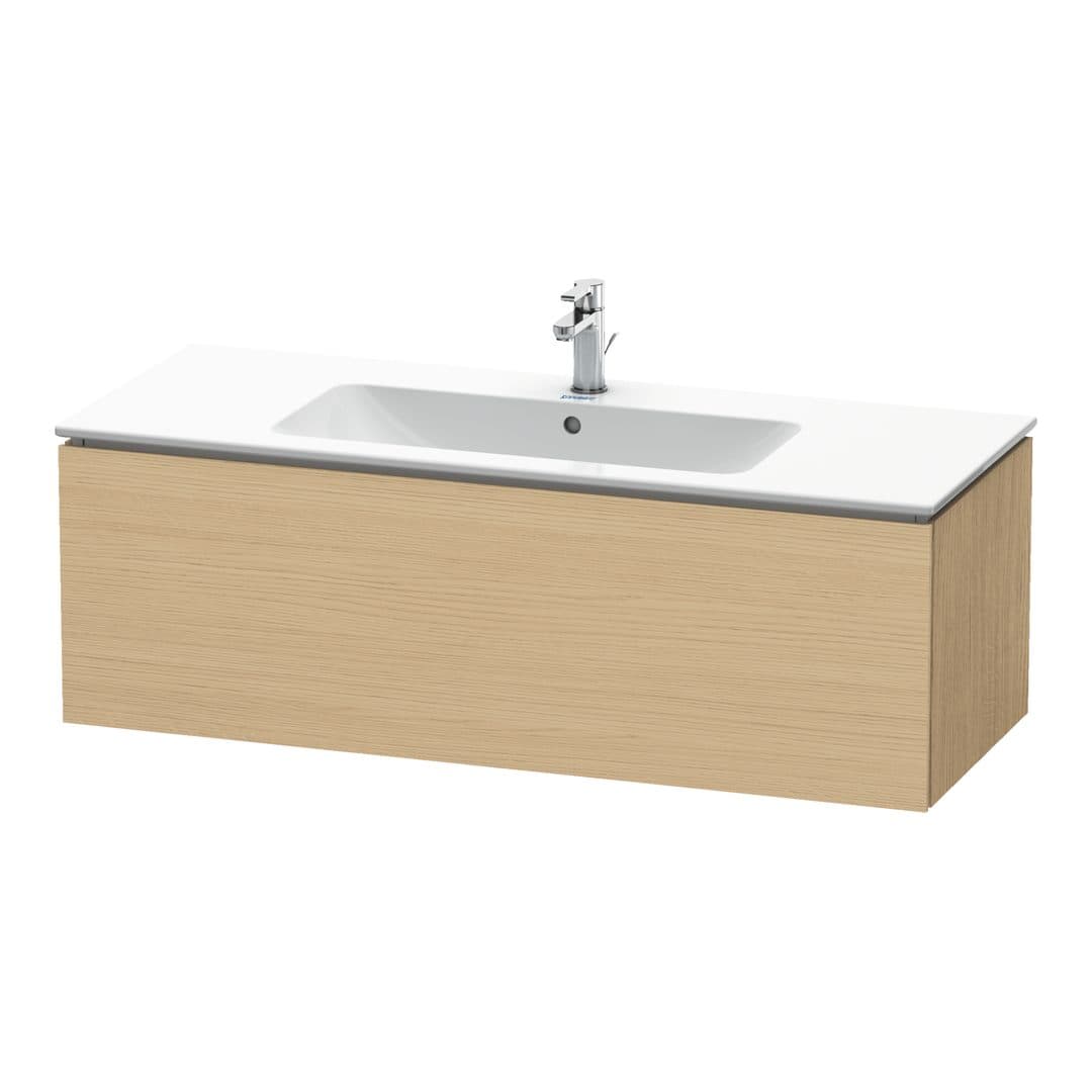 Duravit L-Cube – Έπιπλο Νιπτήρα – 1220 mm, 1 συρτάρι, νιπτήρας κέντρο – Natural oak, Decor (LC614303030)