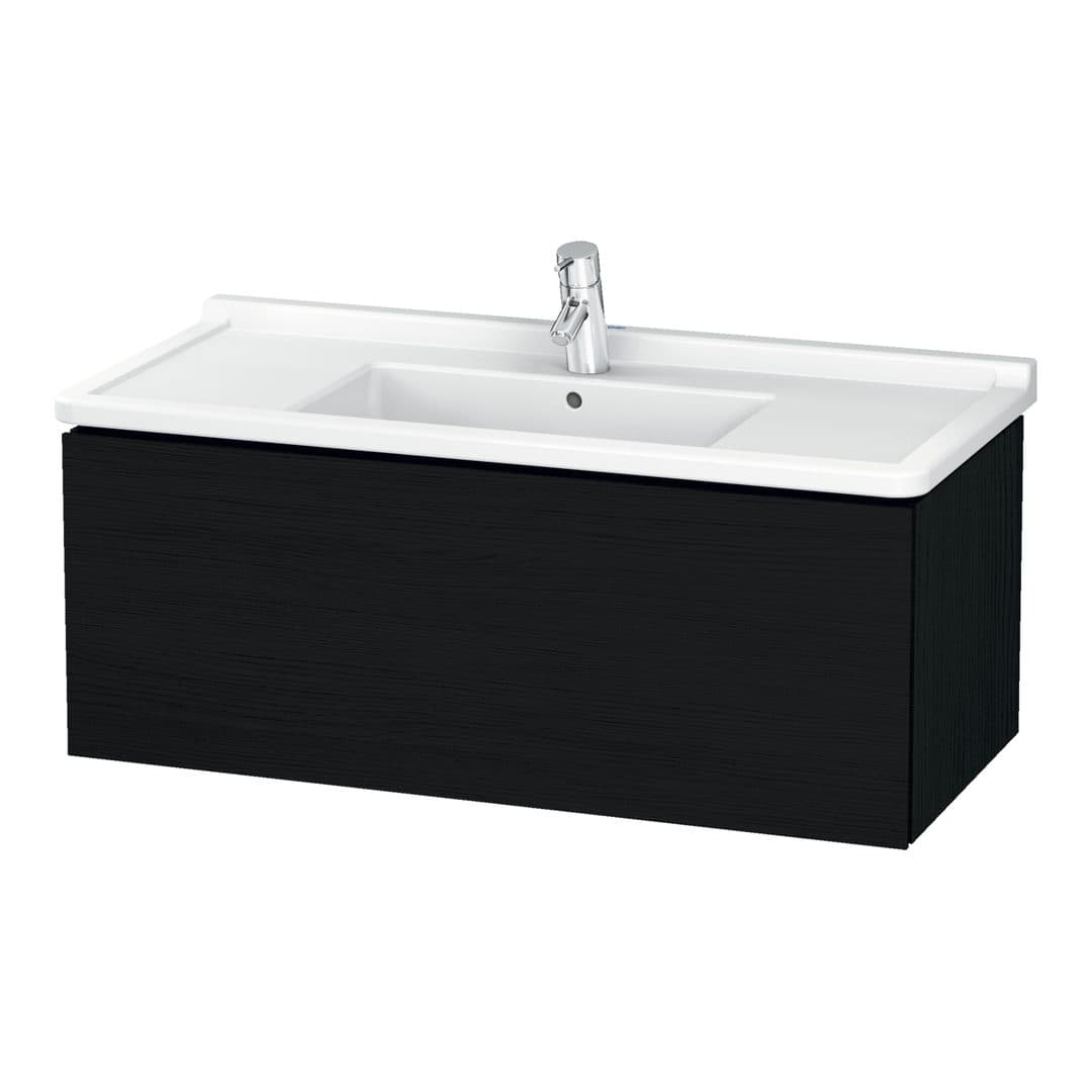 Duravit L-Cube – Έπιπλο Νιπτήρα – 1020 mm, 1 συρτάρι, νιπτήρας κέντρο, 1020 x 469 x 408 mm – Black oak Matt, Decor (LC616601616)