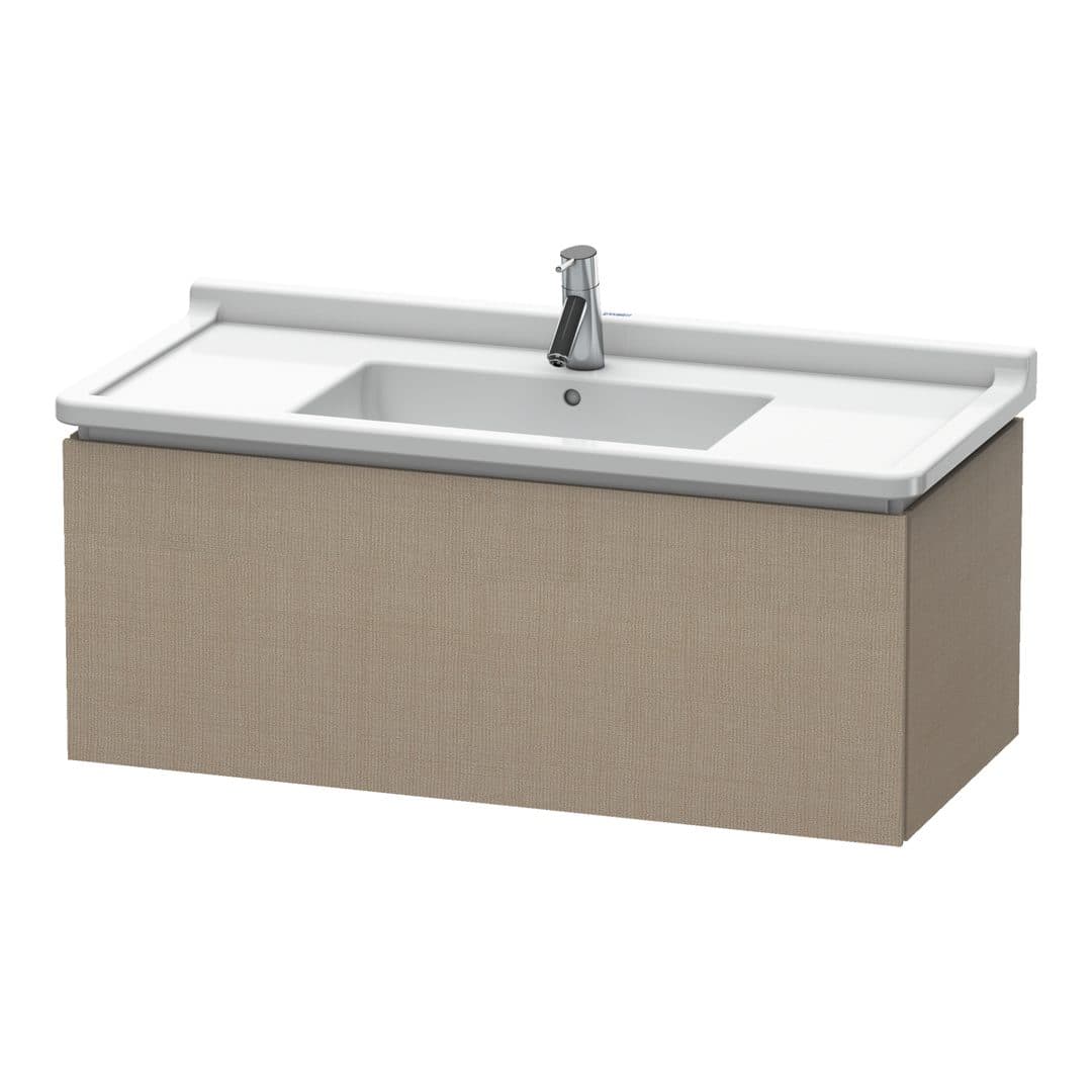Duravit L-Cube – Έπιπλο Νιπτήρα – 1020 mm, 1 συρτάρι, νιπτήρας κέντρο, 1020 x 469 x 408 mm – Linen Matt, Decor (LC616607575)