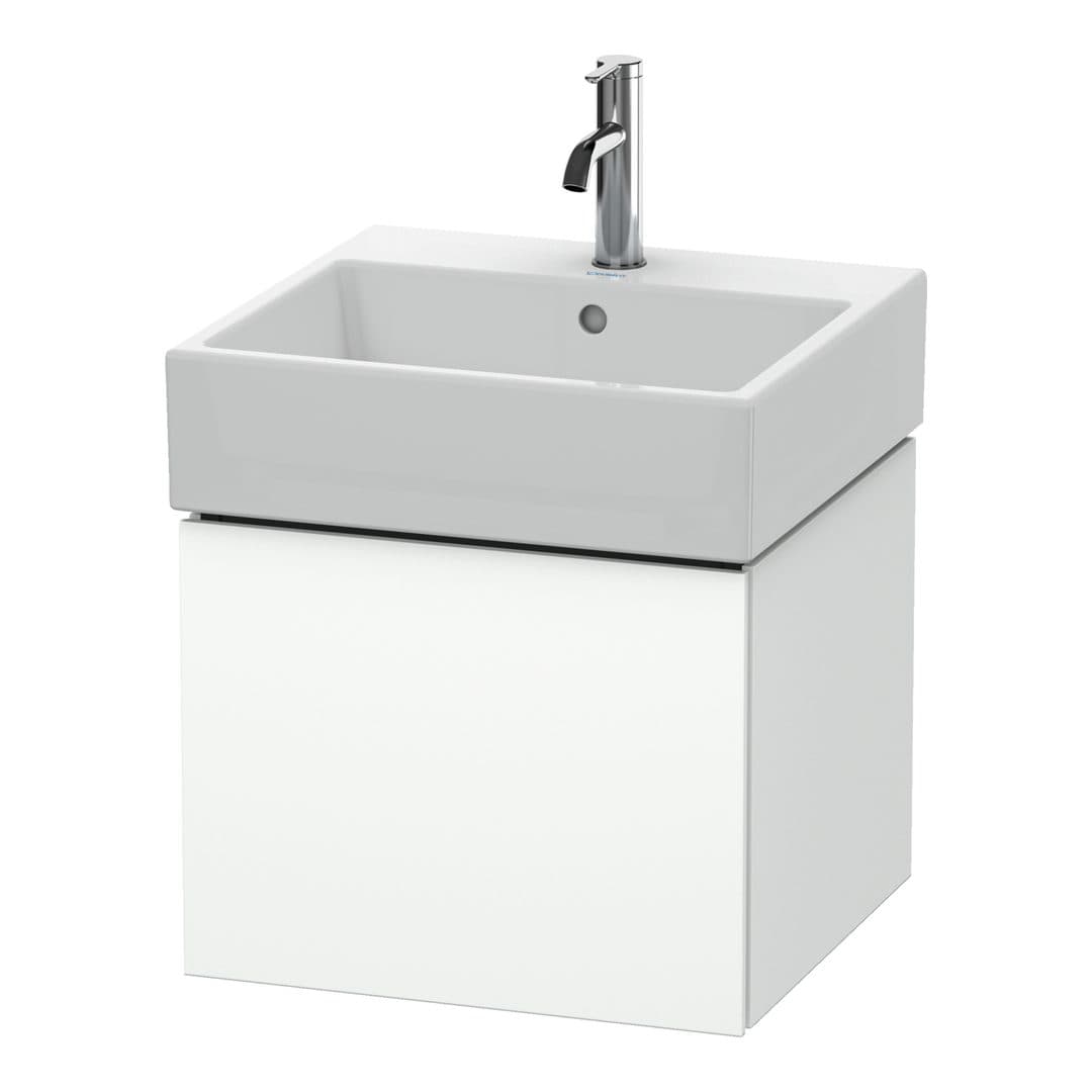 Duravit L-Cube – Έπιπλο Νιπτήρα – 484 mm, 1 συρτάρι, νιπτήρας κέντρο – White Matt, Decor (LC617401818)