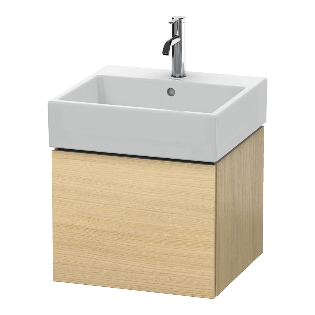 Duravit L-Cube – Έπιπλο Νιπτήρα – 484 mm, 1 συρτάρι, νιπτήρας κέντρο – Mediterranean oak Matt, Real wood veneer (LC617407171)
