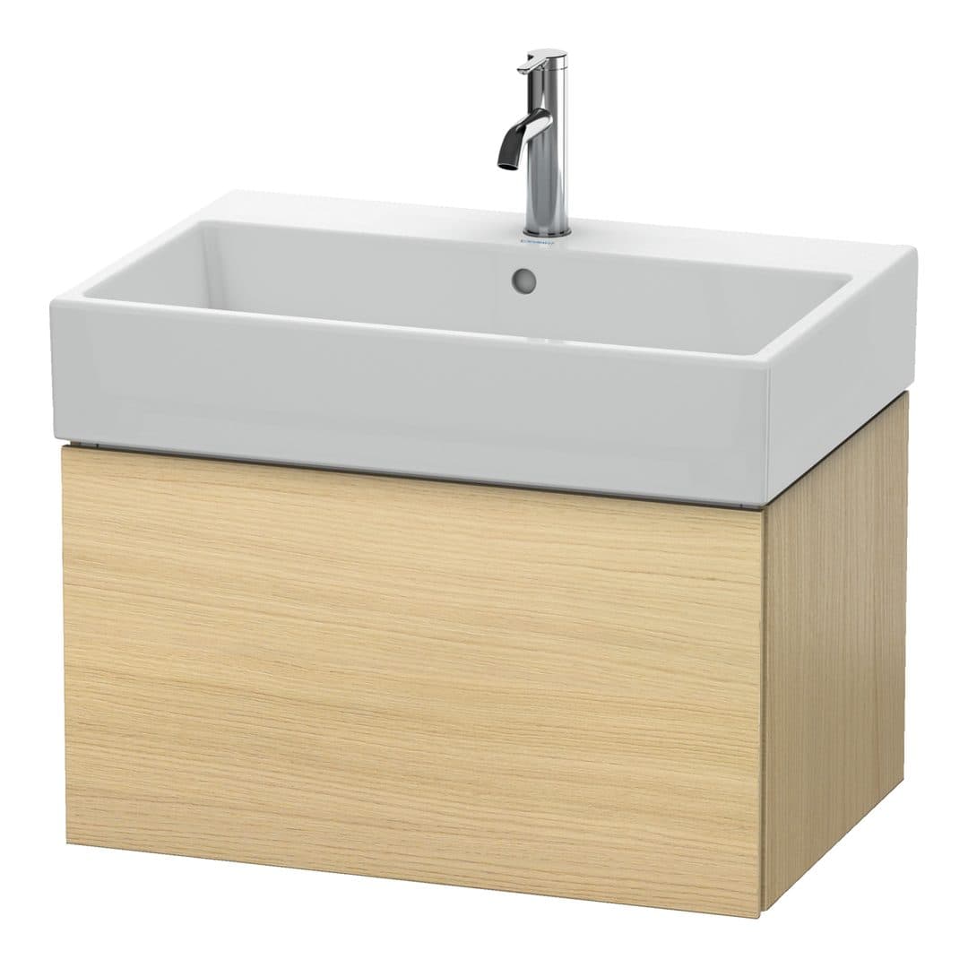 Duravit L-Cube – Έπιπλο Νιπτήρα – 684 mm, 1 συρτάρι, νιπτήρας κέντρο – Mediterranean oak Matt, Real wood veneer (LC617607171)