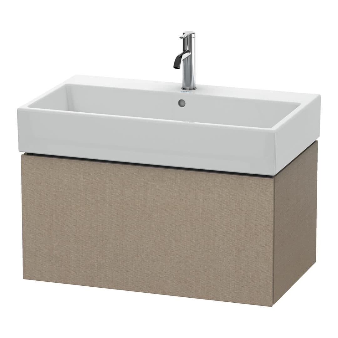 Duravit L-Cube – Έπιπλο Νιπτήρα – 784 mm, 1 συρτάρι, νιπτήρας κέντρο – Linen Matt, Decor (LC617707575)