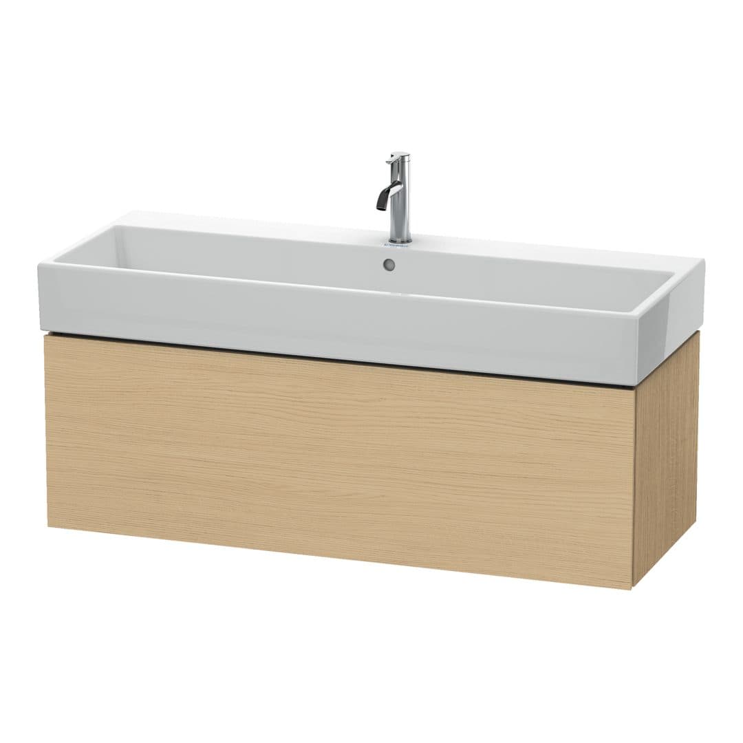 Duravit L-Cube – Έπιπλο Νιπτήρα – 1184 mm, 1 συρτάρι, νιπτήρας κέντρο – Natural oak, Decor (LC617903030)