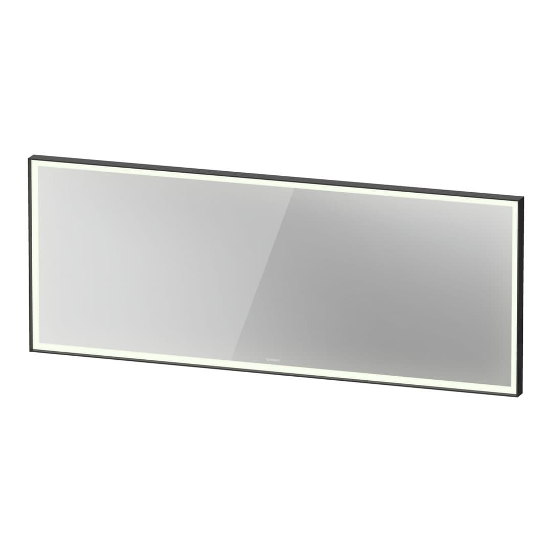 Duravit L-Cube – Καθρέπτης Μπάνιου – 1800×700 mm, με φωτισμό LED – Graphite Aluminium Matt (LC7386049490100)