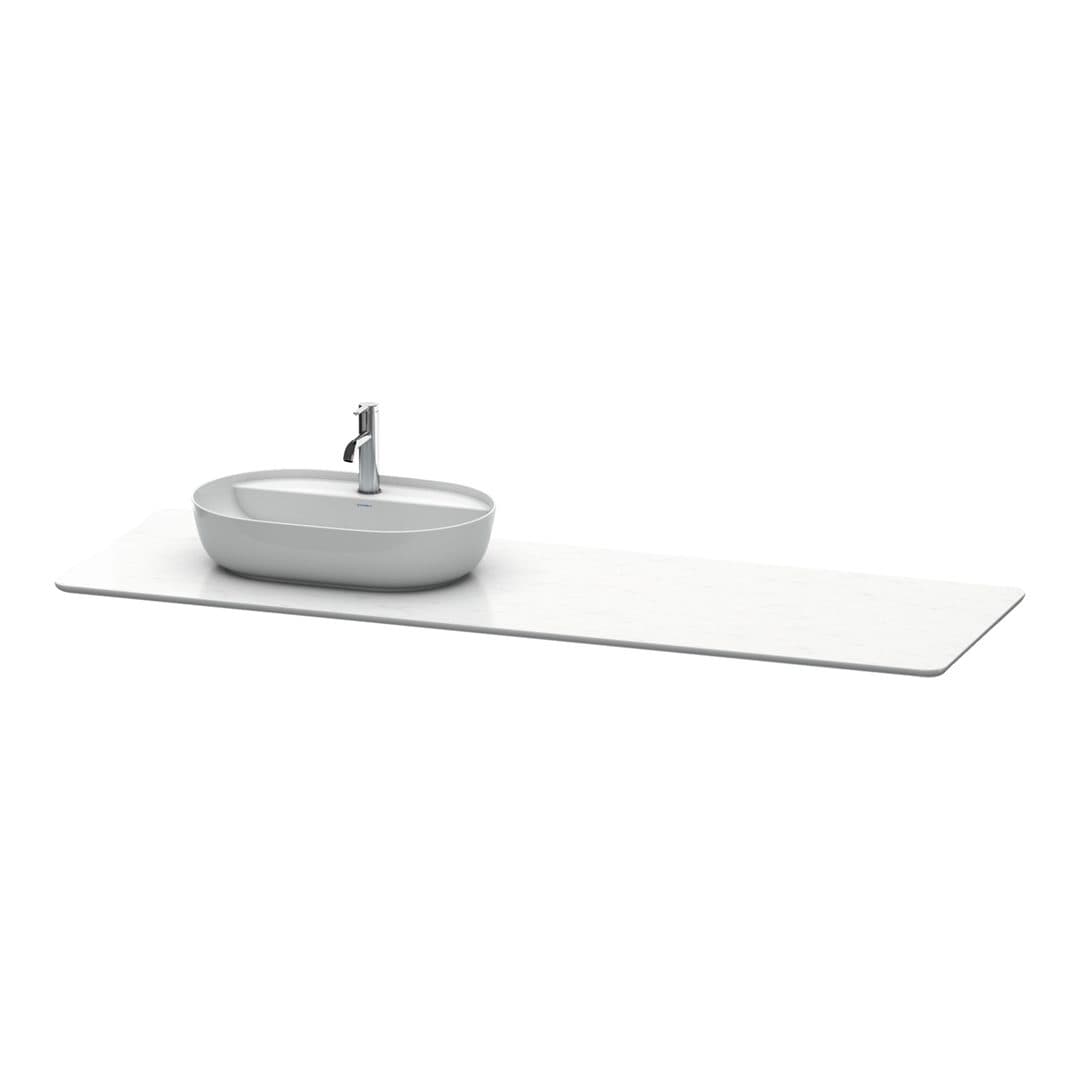 Duravit Luv – Πάγκος Νιπτήρα – 1783 mm, νιπτήρας αριστερά – White Polished, Quartz stone (LU9468L1717)