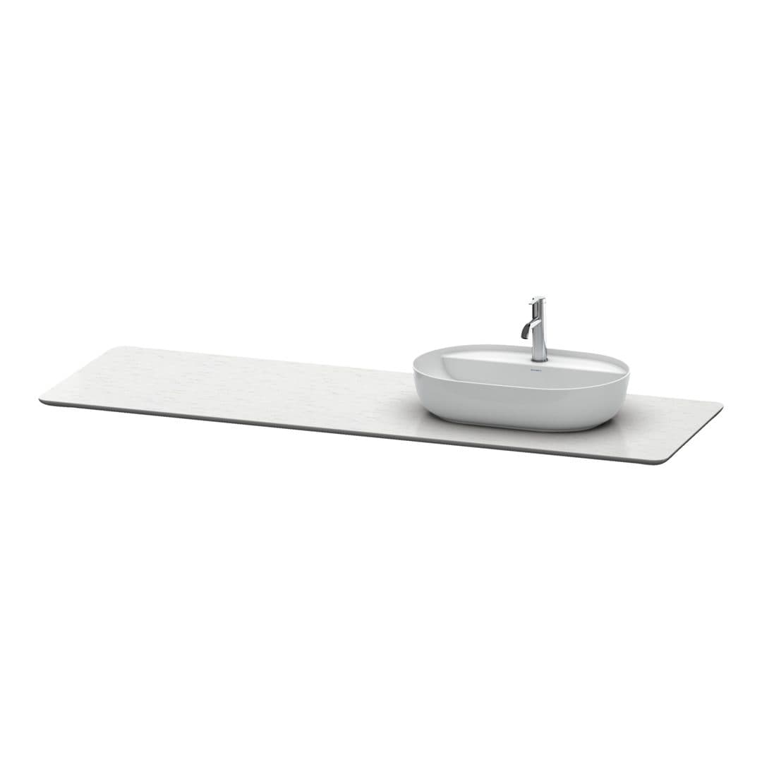 Duravit Luv – Πάγκος Νιπτήρα – 1783 mm, νιπτήρας δεξιά – White Polished, Quartz stone (LU9468R1717)