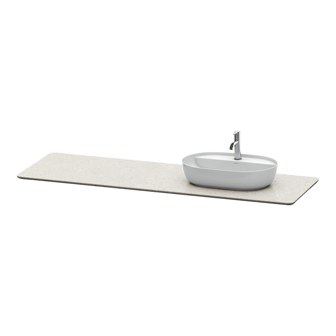 Duravit Luv – Πάγκος Νιπτήρα – 1783 mm, νιπτήρας δεξιά – Sand Polished, Quartz stone (LU9468R2525)