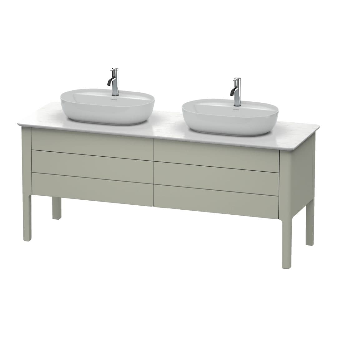 Duravit Luv – Έπιπλο Νιπτήρα – 1733 mm, για κονσόλα, 4 συρτάρια – Taupe Satin Matt, Lacquer (LU9567B6060)