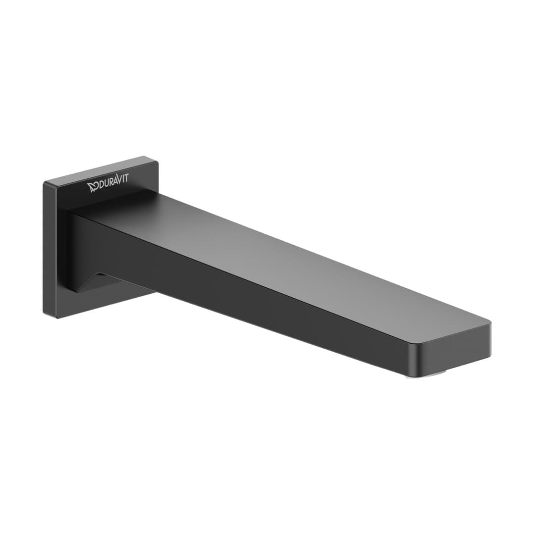 Duravit Manhattan – Στόμιο Μπανιέρας Τοίχου – παροχή 19,5 l/min – Black Matt (MH5240010046)